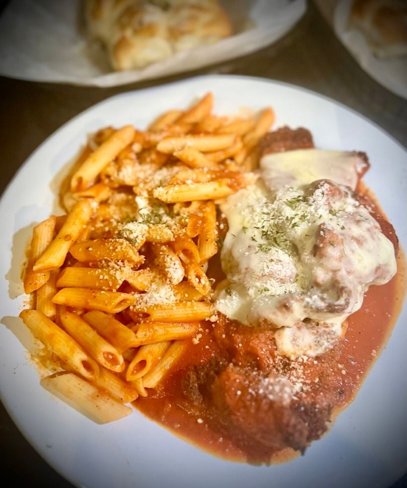 Chicken Parmigiana & Pasta Entree