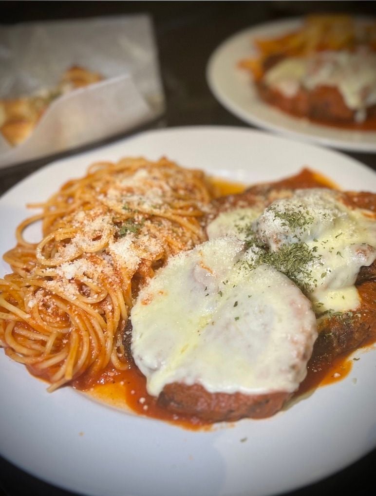 Eggplant Parmigiana & Pasta Entree