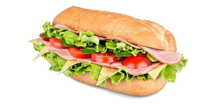 10" Ham & Cheese Sub w/ Chips