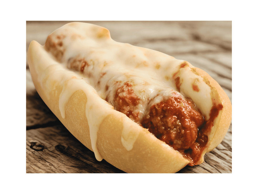 Meatball Parmigiana Sub